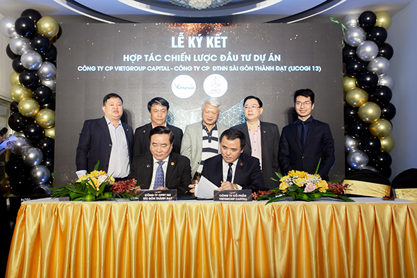 Ký kết họp tác chiến lược giữa Công ty CP Vietgroup Capital với Công ty CP Đầu tư Nông nghiệp Sài Gòn Thành Đạt (LICOGI 13)