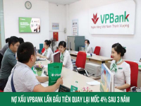  VPBank lãi 2.700 tỷ đồng quý 3, nợ xấu chiếm 4% tổng cho vay khách hàng 