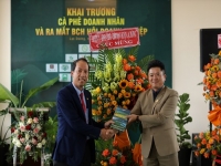 Lâm Đồng: Chi hội Doanh nghiệp Lạc Dương khai trương Cà phê doanh nhân, tạo cơ hội gắn kết