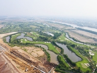 Hoàn thành san lấp mặt bằng, Vinwonders Vũ Yên rầm rộ triển khai hạ tầng