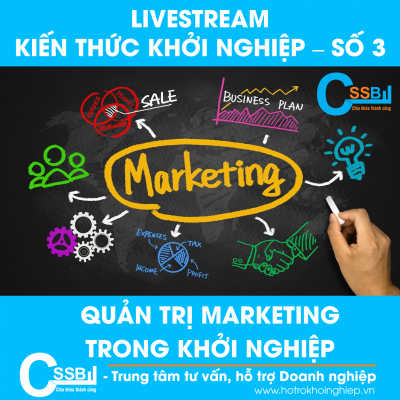 Livestream Chia sẻ Kiến thức Khởi nghiệp (số 3): Quản trị Marketing trong doanh nghiệp khởi nghiệp